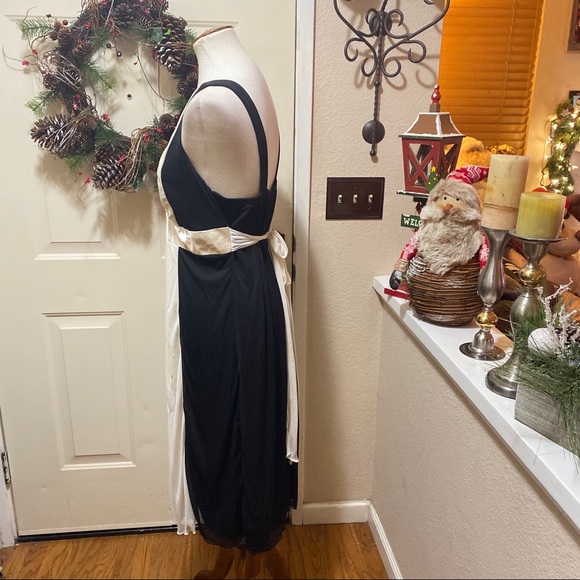 Stunning Ruby Rox Chiffon Strip Long Gown 💕 - Picture 5 of 8